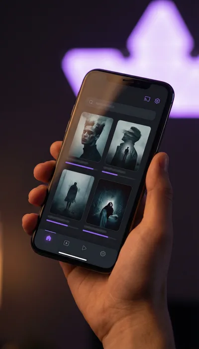 蘑菇视频手机客户端界面展示